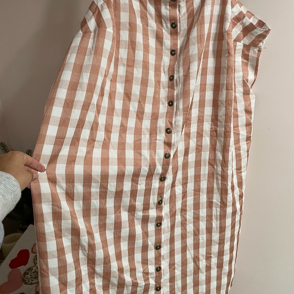 NWT ModCloth Past But Not Least Gingham Checkered Dress Sz 2X - Picture 4 of 4